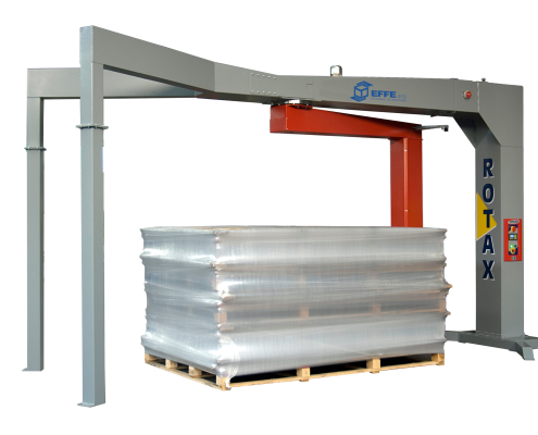 Efficient pallet wrapping machine ensuring secure packaging for transport | Lindum Packaging