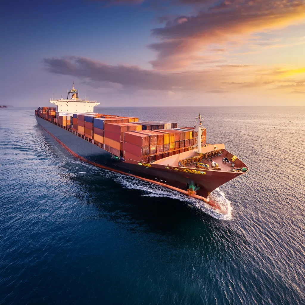 Container cargo ship